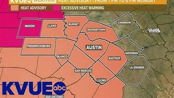 Record-breaking triple-digit heat expected in Central Texas this week | KVUE