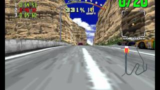 DAYTONA USA - SEGA Model 2 (HD Advanced Gameplay) Advanced Course
