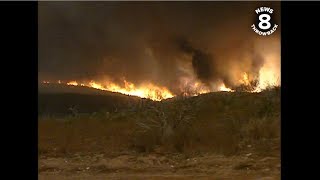 On october 27, 2003, the cedar fire continued to rage in san diego
county for third day. news 8 photojournalist ann marie spaulding
captured reactions fr...