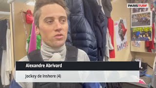 Alexandre Abrivard, jockey de Inshore (1er le 04/12 à Vincennes) R1C2