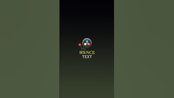DaVinci Resolve Bounce Text Animation | Quick Fusion Trick | Visual Nova