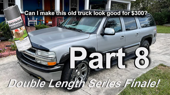 Painting a Truck with Rustoleum Hammered Spray Paint Part 8