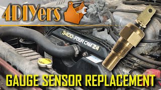 How to Replace the Temperature Gauge Sensor on a Toyota 3.4L V6
