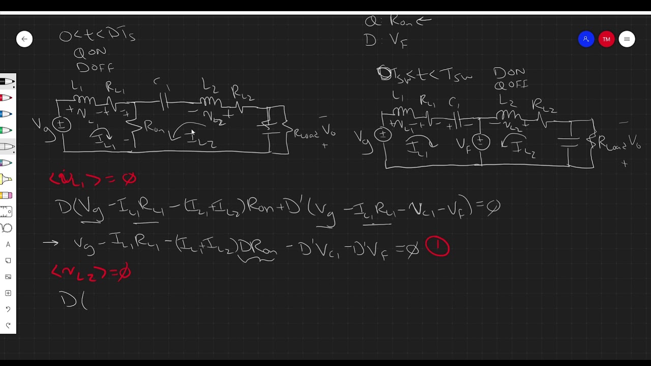 Tutorial 4: Cuk DC Model with Losses