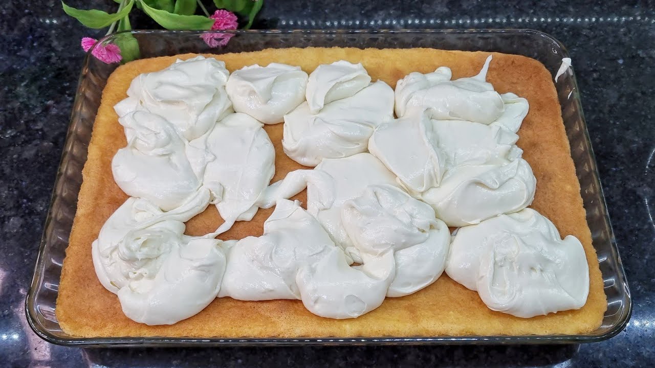 Koca bir tepsi pasta aynı gün bitti😍 Büyük borcamda PAMUK PASTA