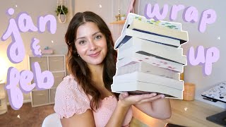 monthly reading wrap up 📖💟 my January & February reads!