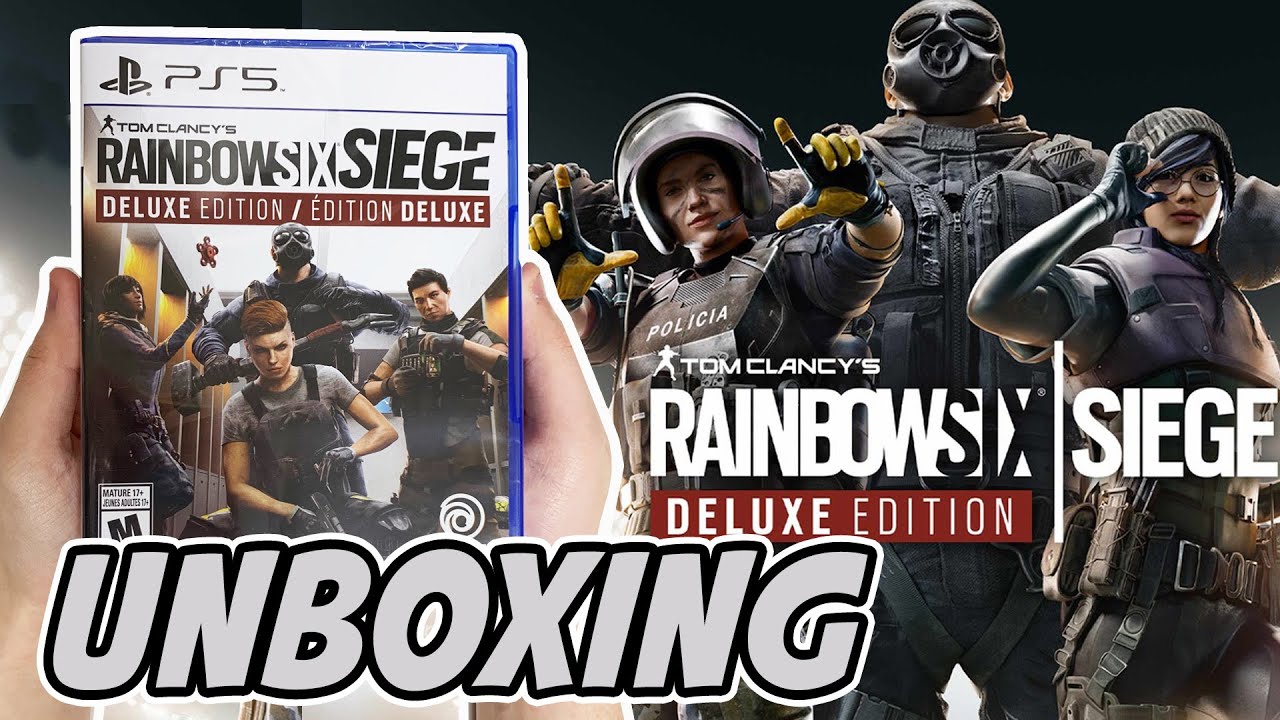 Rainbow Six Siege Deluxe Edition Ps5 Unboxing Youtube