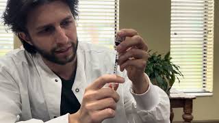 How To Draw up 25 syringe units from a 1mL vial