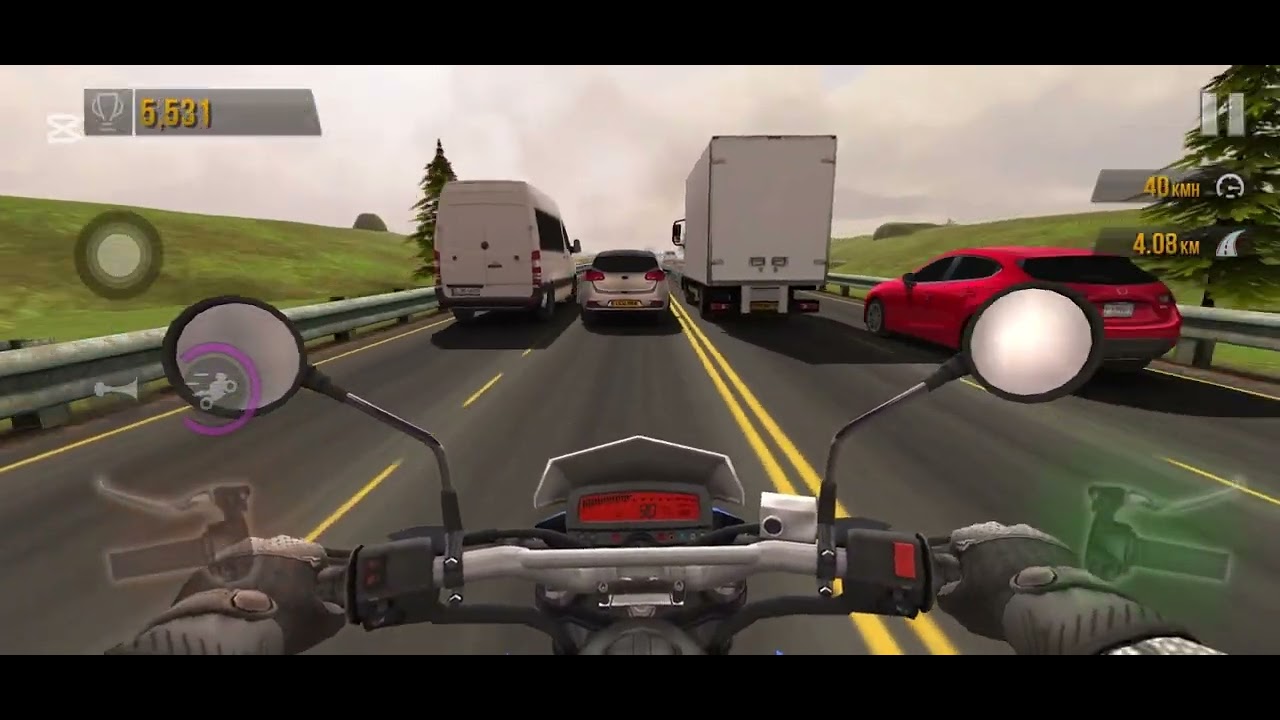 Traffic Rider Extreme Bike Ride | First Person View | Sinhala Gameplay