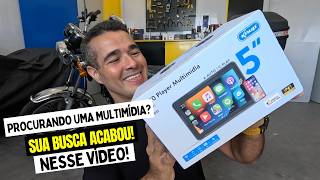 COMPREI UMA MULTIMÍDIA PARA MOTOS COM A MELHOR AVALIAÇÃO