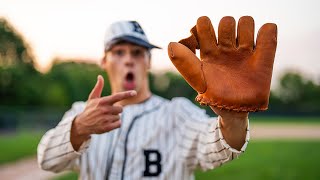 Baseball but with a 100 Year Old Glove