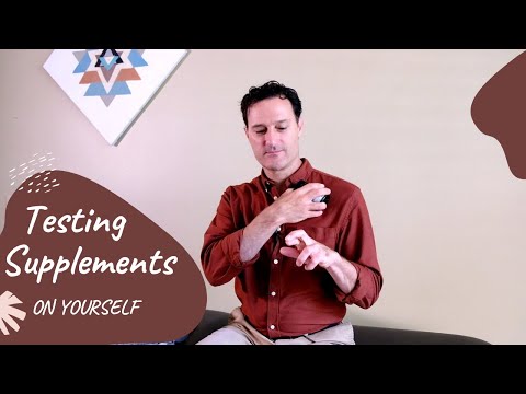 How To Muscle Test Supplements on Yourself!!! | Whitten Method