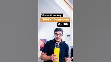 Are You Using SQL Wrong? Try WDSY Framework for Better Results