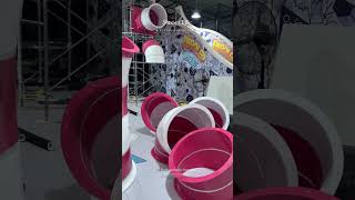 Factory#dirolep #indoorplayground #playgrounddesign #slideshow #slide #fypシ #softplay #factorylife