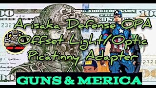Arisaka Defense OPA Offset Light/Optic Picatinny Adapter