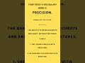 word of the day, 'precision' One advanced English word to upgrade your vocabulary.