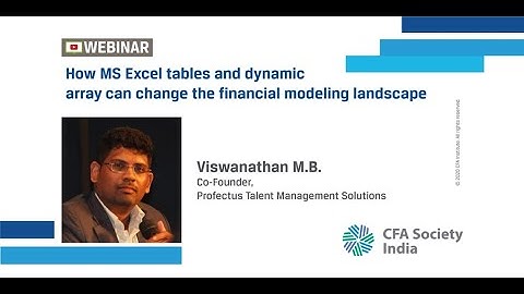 How MS Excel tables and dynamic array can change the financial modeling landscape |