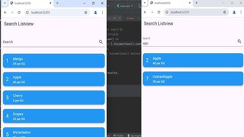 Implementing Search in ListView using TextField in Flutter (Without Autocomplete Package)