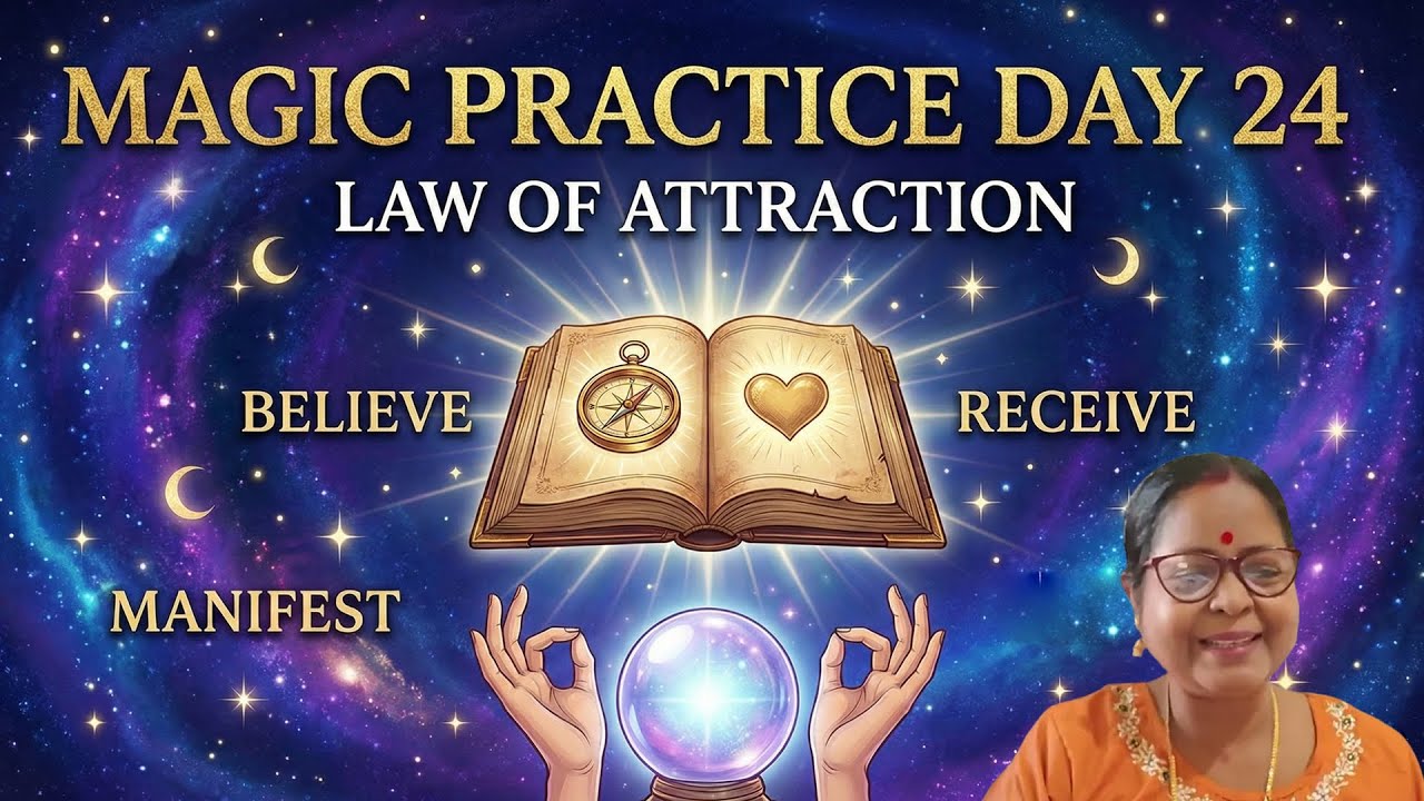 Magic Practice Day – 24 | Activate the Law of Attraction & Manifest Your Dreams