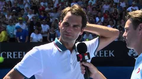 Federer on playing Edberg: 