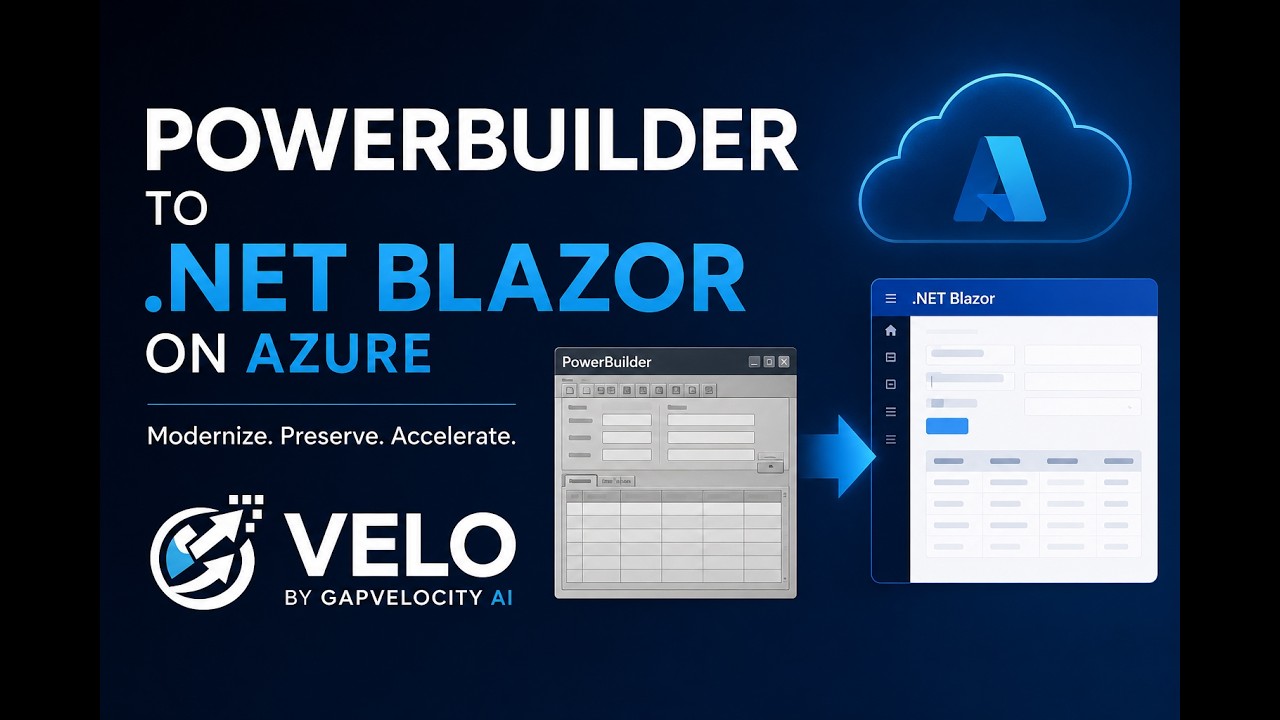 Modernize PowerBuilder Without Rewriting | VELO Demo