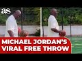 Michael Jordan's UNEXPECTED VIRAL MOMENT: the FREE THROW everyone&rsquo;s talking about