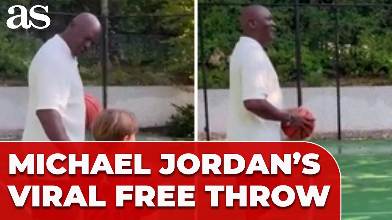 Michael Jordan's UNEXPECTED VIRAL MOMENT: the FREE THROW everyone’s talking about