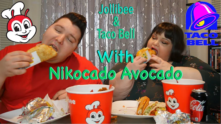 Jollibee & Taco Bell with Nikocado Avocado Mukbang Eating Show