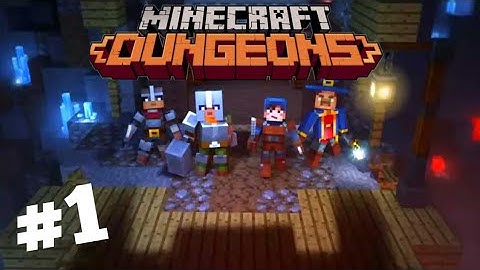 Tutorial + Level 1 Creeper Woods! | Minecraft Dungeons | Episode #1