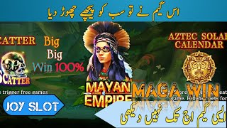 Joy slot new game MAYAN EMPIRE Big wing Today || All loss recover kary  || Maga win || screenshot 5