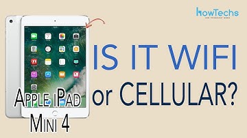 iPad - How to tell if its Wifi+Cellular or just Wifi-ONLY?