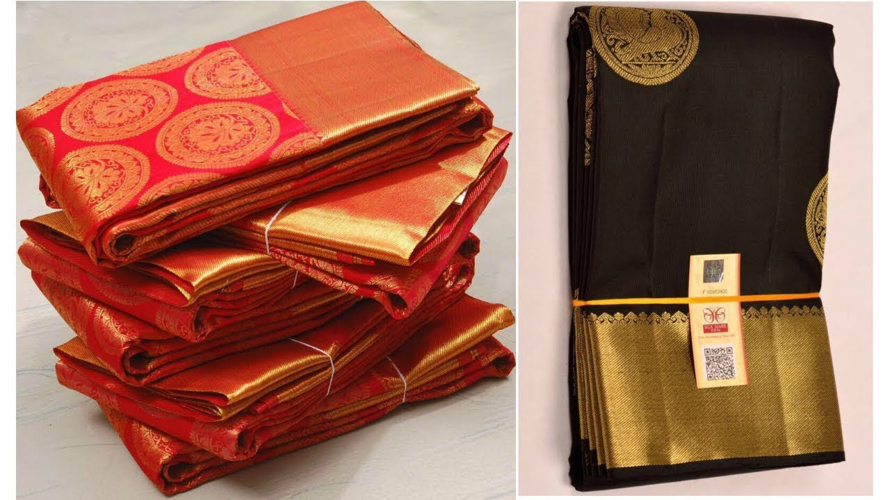 14000-15000₹ range 😍Kanchipuram pure silk sarees full jacquard ,gold Jari  wedding collection😍 | Instagram