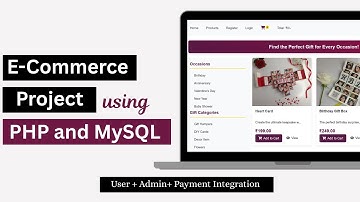 PHP and MySQL E-Commerce with User, Admin & Razorpay Payment Integration | Project Demo