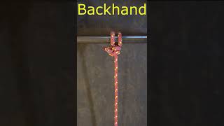 How to Tie the Backhand Hitch #Shorts