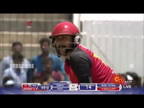 Actor surya funny Batting in star cricket Singam puch dailogue funny mix