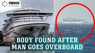 Body found after cruise emergency outside Sydney Harbour