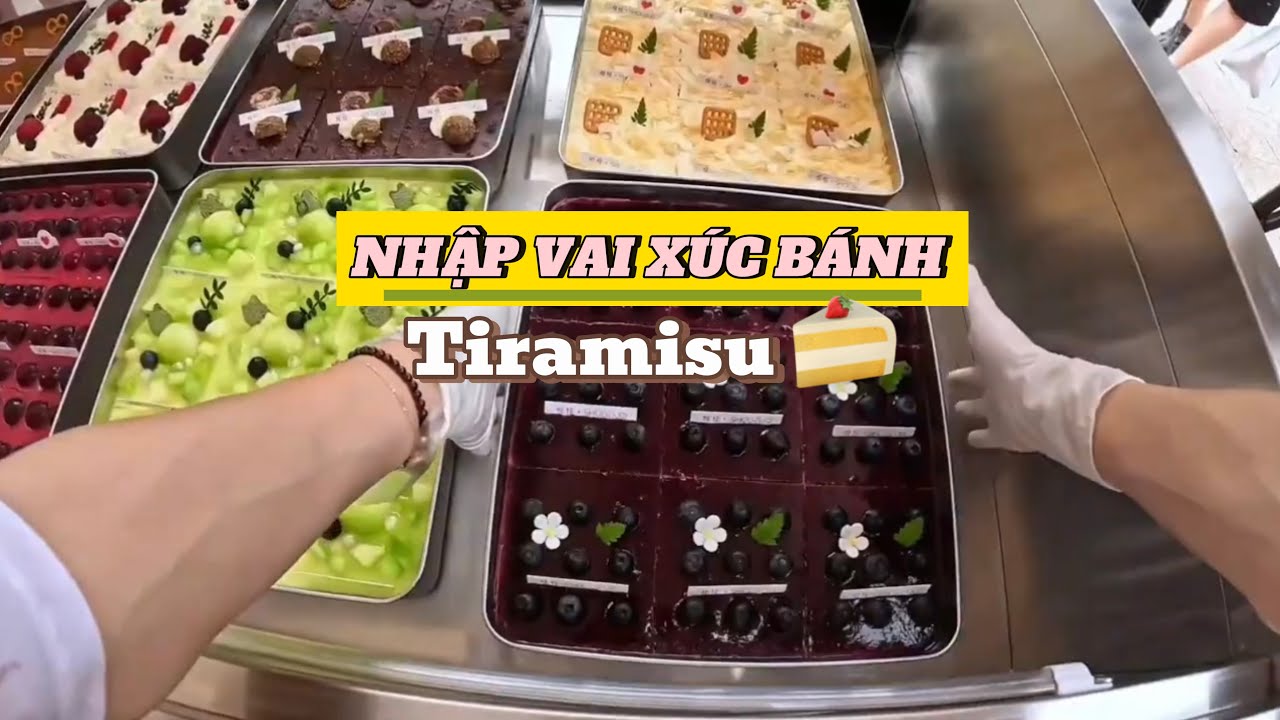 (Vietsub) Hãy cũng trải nghiệm bán bánh tiramisu#tiramisucake #lifevlog #douyin