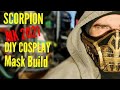 Scorpion Mortal Kombat cosplay 2021 DIY mask how to build