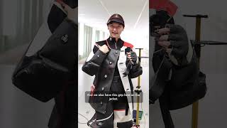 Why do Olympic rifle shooters wear those jackets?
