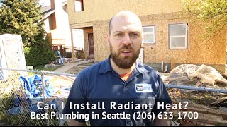 Radiant Floor Heating with PEX - Do-it Yourself?  Best Plumbing, Seattle (206) 633-1700