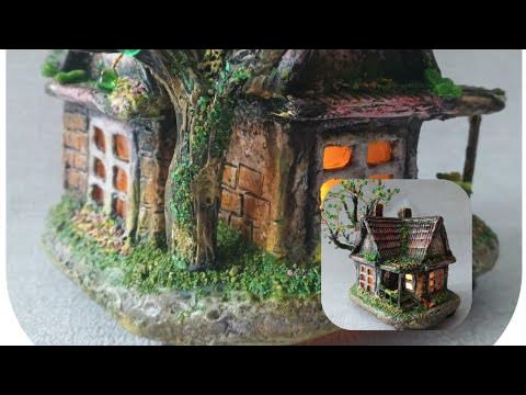 Сказочный домик - ночник. Своими руками. - YouTube