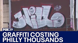 Philadelphia spending over $60K to remove graffiti from public art