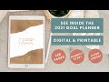 A look inside the 2021 Digital & Printable Planner | Monday Start