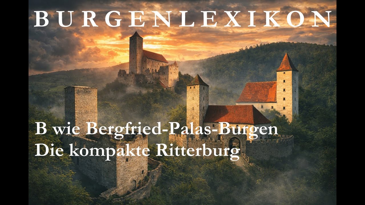 Burgenlexikon B wie Bergfried Palas Burgen - die kompakte Ritterburg