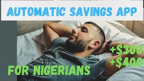 Automatic Saving App #best savings account