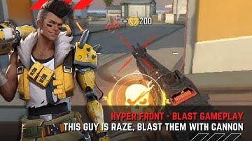 Hyper Front - Blast Gameplay Valorant Mobile This Guy is Raze!