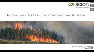 Introduction to the fire environment and fire behaviour (FENZ CPD, Sep 2020) screenshot 1