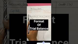 Format TRIAL BALANCE | Comment below and tell me the balance of the last one!"👇