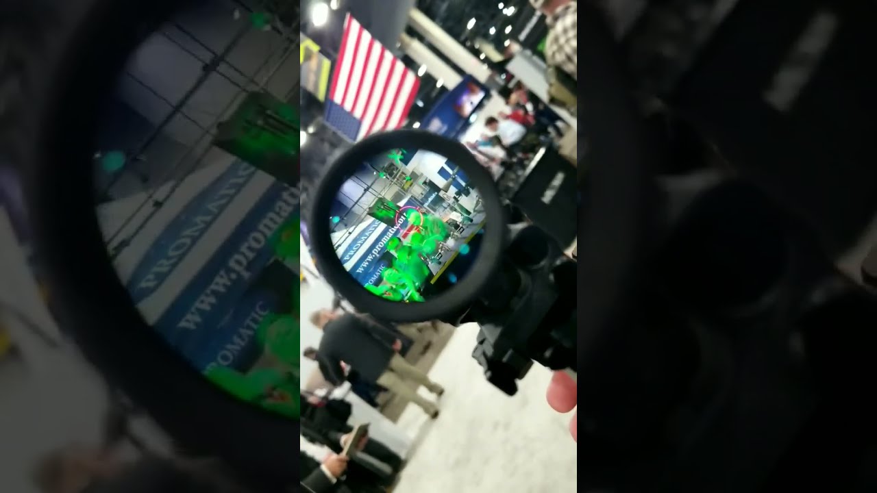 Holosun RDS Red Dot Thermal In Front Of Magnifier Shot Show 2023 SUBSCRIBE For More 