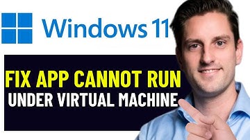 HOW TO FIX SORRY THIS APPLICATION CANNOT RUN UNDER A VIRTUAL MACHINE ON WINDOWS 11 (2025)